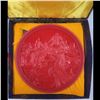 Image 2 : Chinese Red Decorative Dish With Case