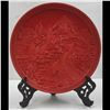 Image 3 : Chinese Red Decorative Dish With Case