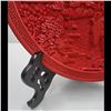 Image 8 : Chinese Red Decorative Dish With Case