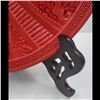 Image 9 : Chinese Red Decorative Dish With Case