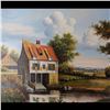 Image 3 : Signed John Pollins, 20th Century American Oil On Canvas Landscape Painting