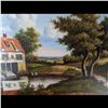 Image 5 : Signed John Pollins, 20th Century American Oil On Canvas Landscape Painting