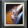 Image 1 : Signed Mixed Media Sculpture On A Printed Background In A Nice Frame