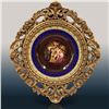 Image 1 : 19th Century Framed Signed "Sicor" French Ornate Porcelain Plate