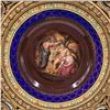 Image 2 : 19th Century Framed Signed "Sicor" French Ornate Porcelain Plate
