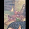Image 4 : W. Audrey Signed Oil On Canvas 20th C Portrait Of Collie Dog