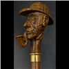 Image 12 : Lot Of 3 Vintage Carved Wooden Canes, Two With Bird Handles And One With A Carved Man