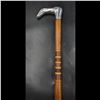 Image 2 : Lot Of 3 Vintage Carved Wooden Canes, Two With Bird Handles And One With A Carved Man