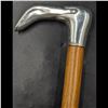 Image 4 : Lot Of 3 Vintage Carved Wooden Canes, Two With Bird Handles And One With A Carved Man