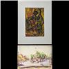 Image 1 : Pair Of Signed Midcentury Indian Paintings