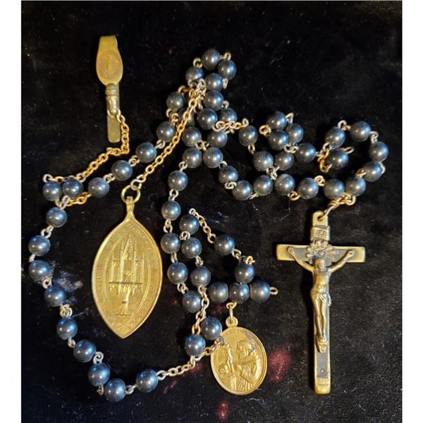 A Grand Antique 5 Decade Nun's Side Rosary