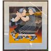 Image 1 : Beryl Cook-British 1926-2006 Dancing On The QE2 Color Silkscreen Signed Limited Ed.