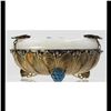 Image 6 : A Chinese White Jade Bangle (19TH C) And Enamel On Sterling Water Coupe 155.26 TOTAL GRAMS