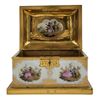 Image 1 : A Very Fine Quality French Sevres Style Dresser Casket Box 19th C