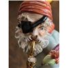 Image 10 : Tiziano Galli 1908-1986 Porcelain Figure Pirate With Parrot & Treasure Chest Signed.