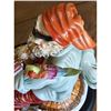 Image 9 : Tiziano Galli 1908-1986 Porcelain Figure Pirate With Parrot & Treasure Chest Signed.