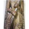 Image 4 : Early Hand Carved Wooden Architectural Figural Carving Part Of A Column Probably