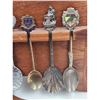 Image 16 : A Large Lot Of Souvenir Spoons Silver, Silverplated And Pewter With Enamels Assorted