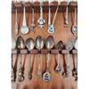 Image 18 : A Large Lot Of Souvenir Spoons Silver, Silverplated And Pewter With Enamels Assorted