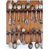 Image 2 : A Large Lot Of Souvenir Spoons Silver, Silverplated And Pewter With Enamels Assorted