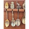 Image 7 : A Large Lot Of Souvenir Spoons Silver, Silverplated And Pewter With Enamels Assorted