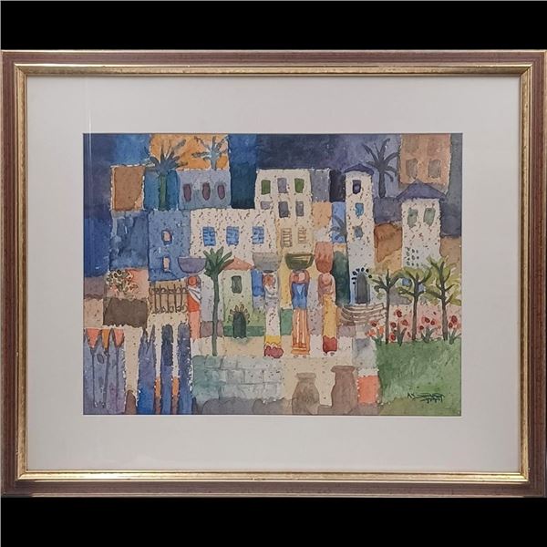 Artist Signed Watercolor Painting