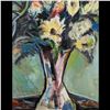 Image 3 : Signed "Mirell" Acrylic On Canvas Still-Life Floral Painting
