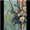 Image 4 : Signed "Mirell" Acrylic On Canvas Still-Life Floral Painting