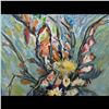 Image 6 : Signed "Mirell" Acrylic On Canvas Still-Life Floral Painting
