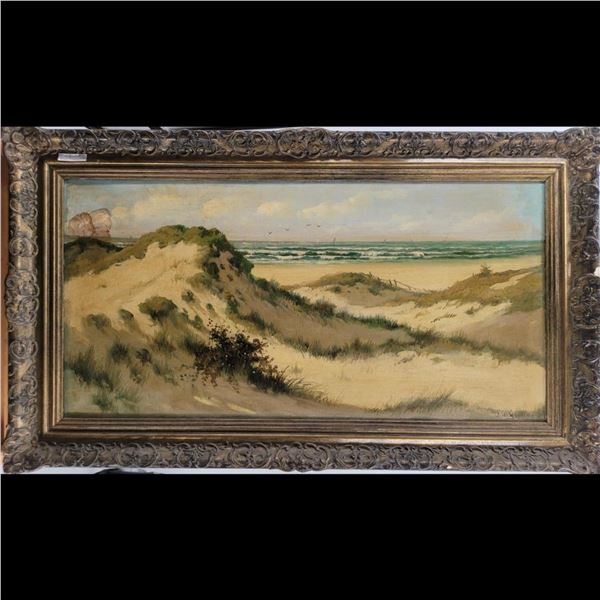 J De Goederen Schilder Signed Landscape Oil On Canvas