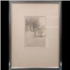 Image 19 : Pair Of Etchings "Eucalyptus Tree" By W.R. Locke & "Strand-On-The-Green, London" By A. Hugh Fisher