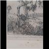 Image 4 : Pair Of Etchings "Eucalyptus Tree" By W.R. Locke & "Strand-On-The-Green, London" By A. Hugh Fisher