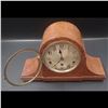 Image 7 : Wooden German Mantle Clock