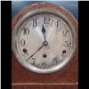 Image 8 : Wooden German Mantle Clock