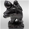 Image 1 : Alaskan Inuit Carved Soapstone Eskimo With Child