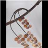 Image 14 : Curtis Jere Signed Brass Wall Sculpture, Falling Leaves