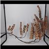 Image 2 : Curtis Jere Signed Brass Wall Sculpture, Falling Leaves