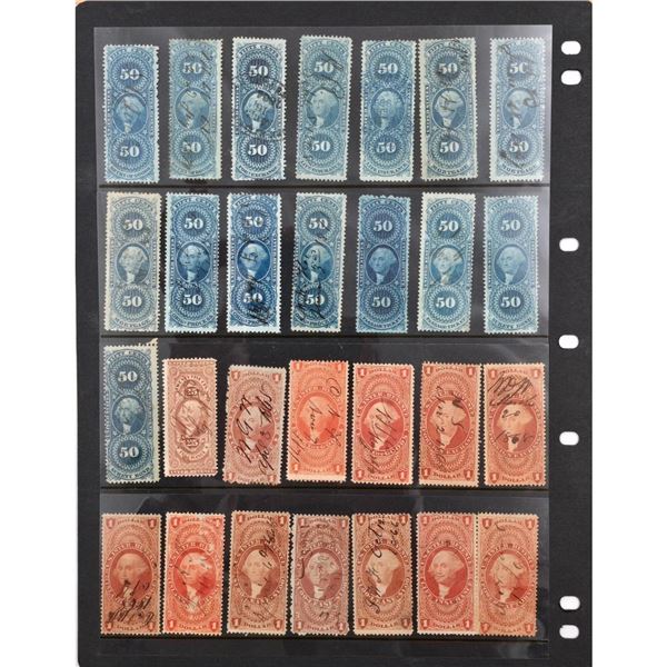 Grouping Of 37 Antique U.S Stamps PLEASE SEE PHOTOS