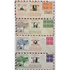 Image 1 : Set Of 4 U.S Presidential Issue First Day Covers Adams Jefferson Franklin & Washington
