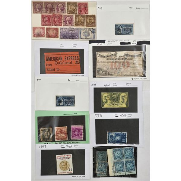 Grouping Of 31 U.S Postage Stamps See Pics