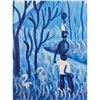 Image 2 : Haitian-Carlo Valtrain Miniature Landscape Painting Signed Lower Right