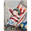 Image 5 : Signed Joyce Roybal (English, Born 1955) Oil On Canvas Painting