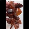 Image 11 : A String Of Vintage Polished Carnelian Beads Of Different Sizes