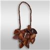 Image 1 : A String Of Vintage Polished Carnelian Beads Of Different Sizes