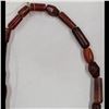 Image 5 : A String Of Vintage Polished Carnelian Beads Of Different Sizes