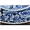 Image 4 : Large Signed Delft Blue & White Porcelain Charger