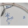 Image 9 : Large Signed Delft Blue & White Porcelain Charger