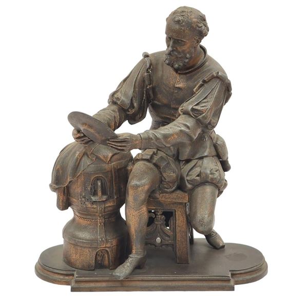 Antique Spelter Figure 19th Century