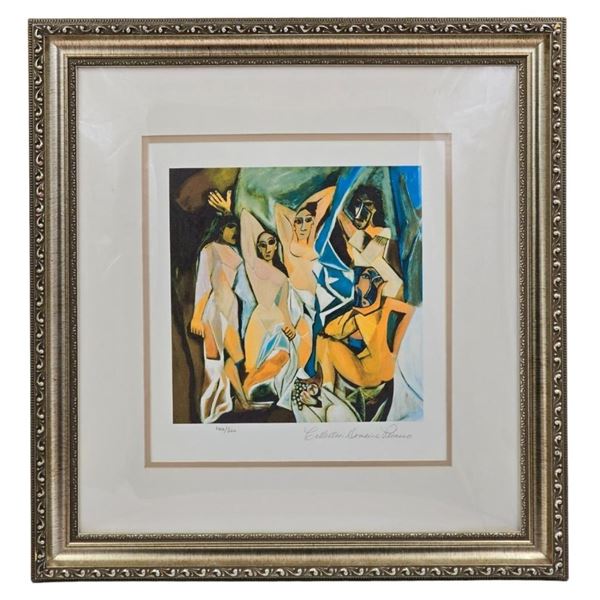After Pablo Picasso- Les Demoiselles D'Avignon Limited Ed. And Signed