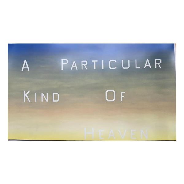 Ed Ruscha - A Particular Kind of Heaven (Hand Signed) Lower Right